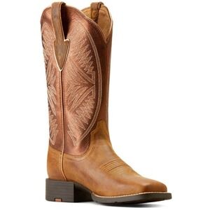 Ariat® (Women's 12 B) Round Up Ruidoso™ Performance Western Boots, Brown - $200